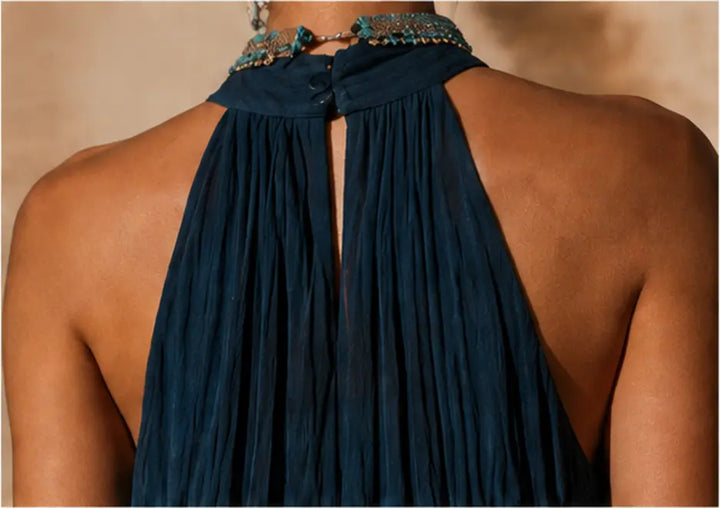 Paula | Long Halter Dress / Gradient