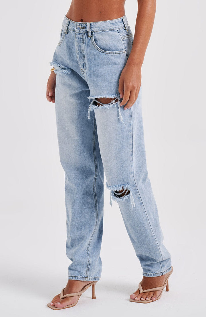 Tropez Pants - Blue Wash