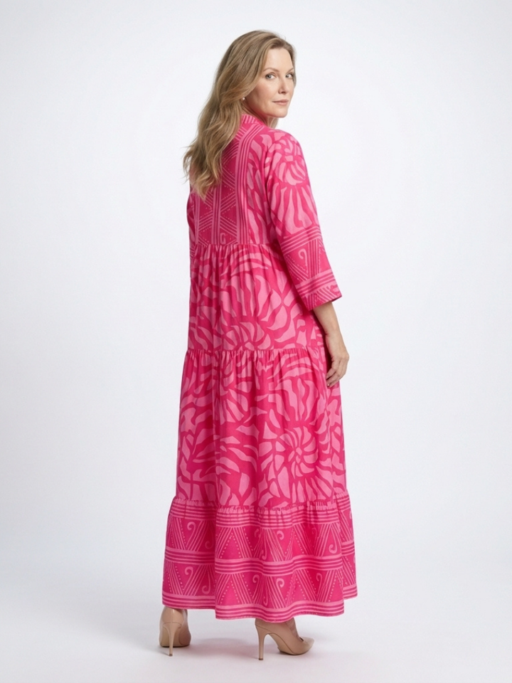 Marielle Midi Button Dress