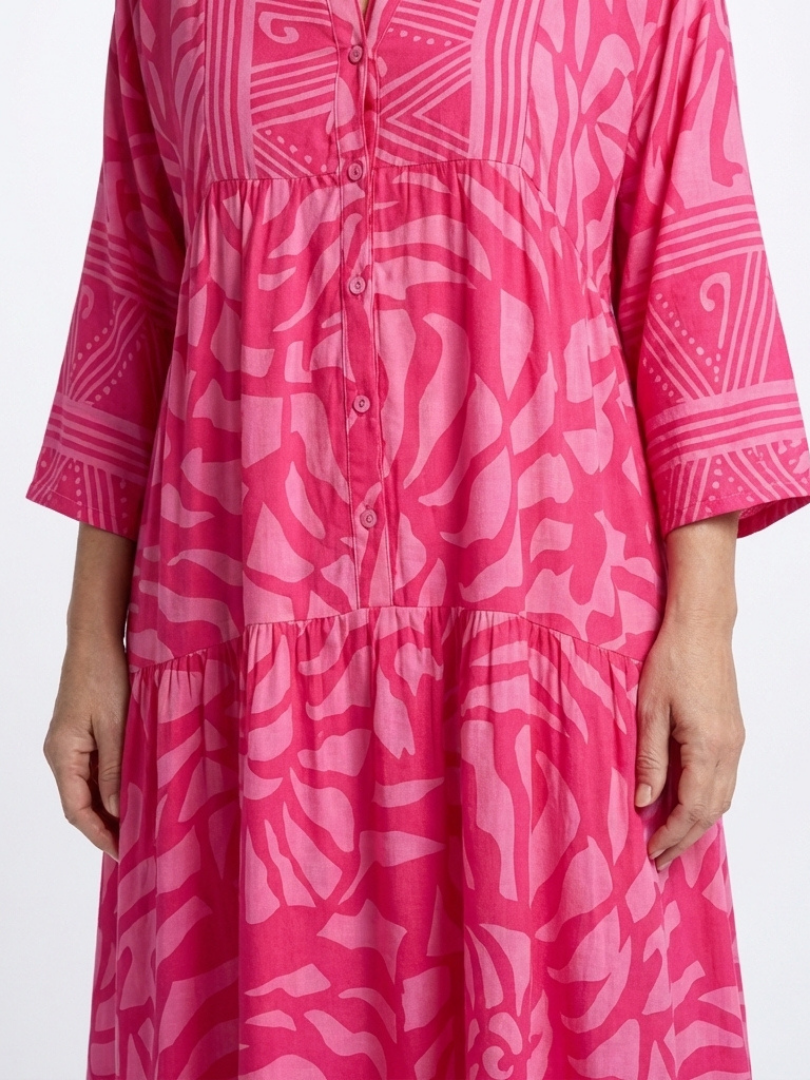 Marielle Button Midi Dress