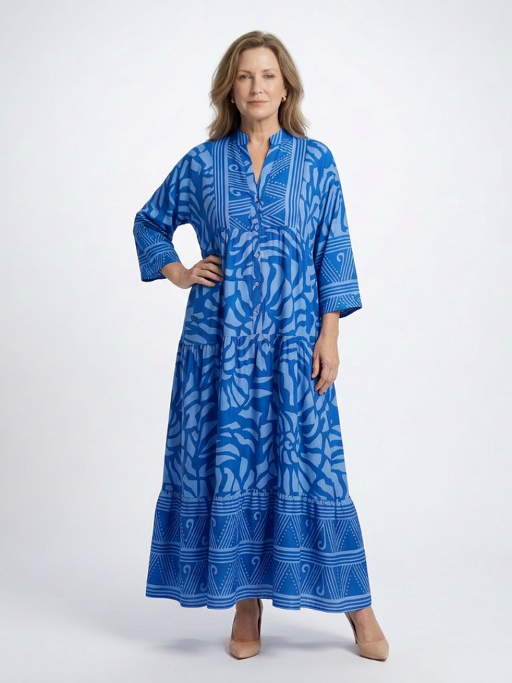 Marielle Midi Button Dress