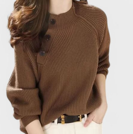 Long Sleeve Knit Sweater for Women