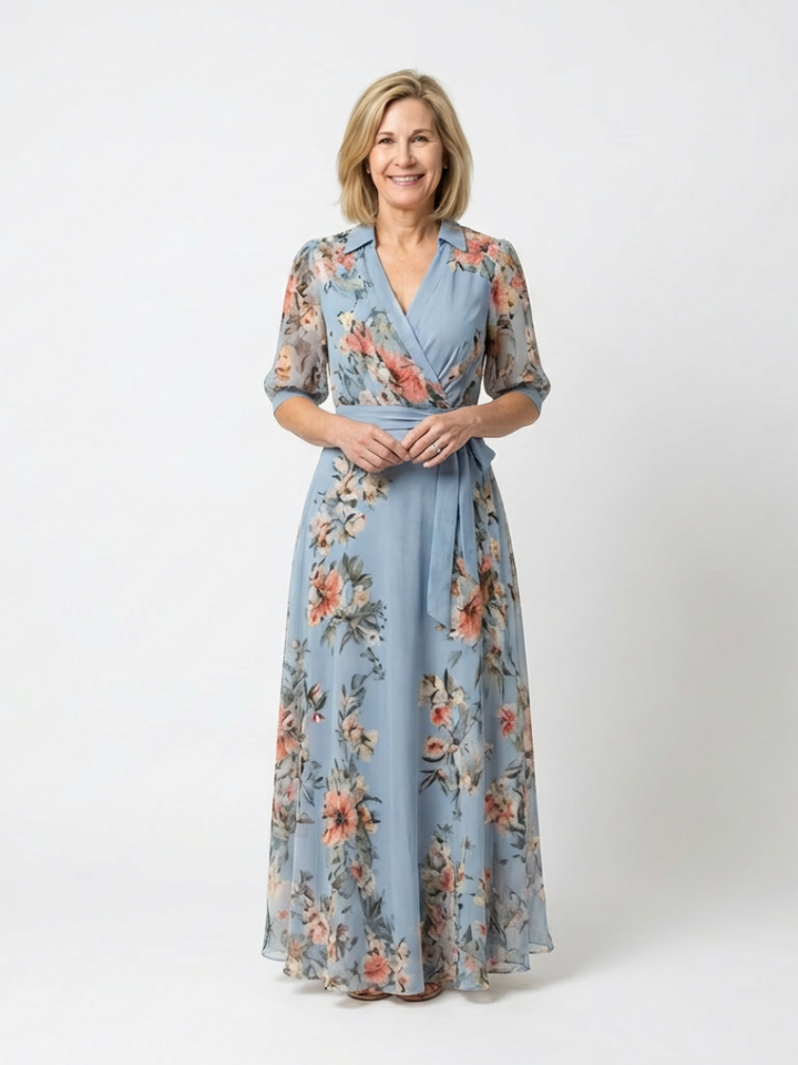 Elowen Wrap Maxi Dress