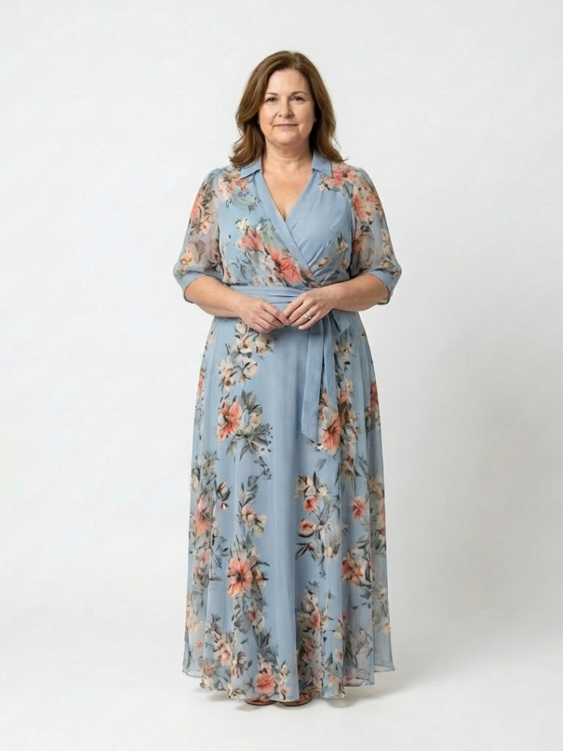 Elowen Wrap Maxi Dress