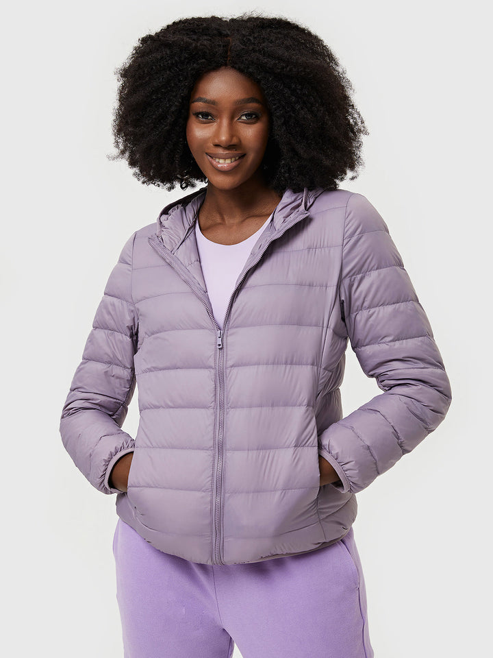 Lightweight Puffer Jacket with Down Filling