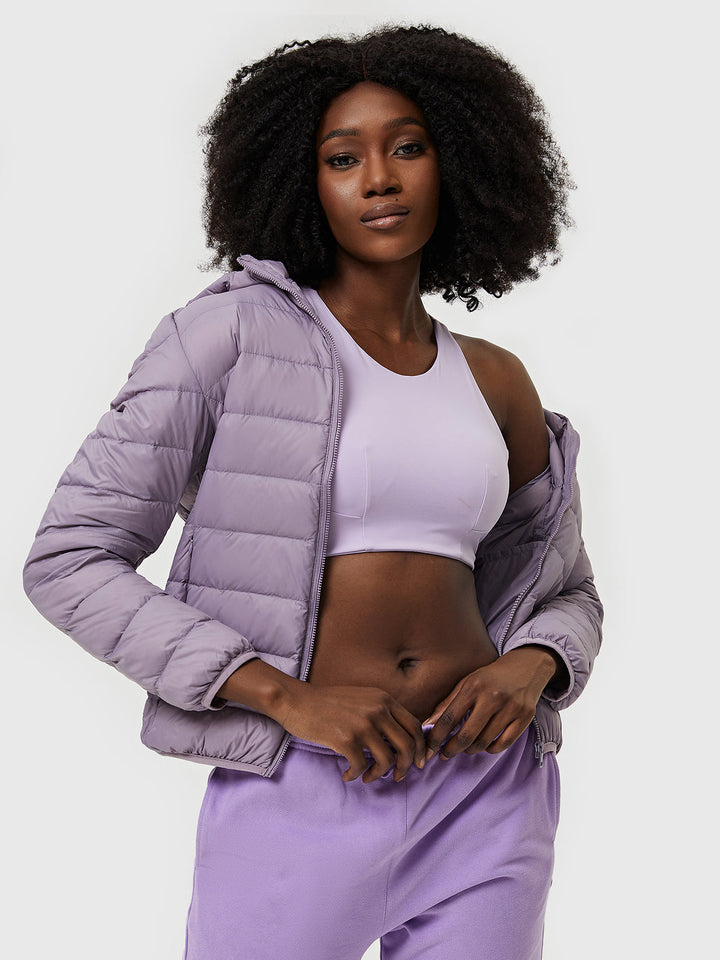 Lightweight Puffer Jacket with Down Filling