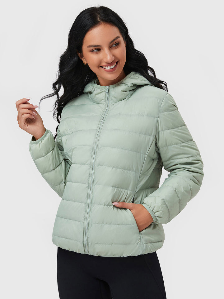Lightweight Puffer Jacket with Down Filling