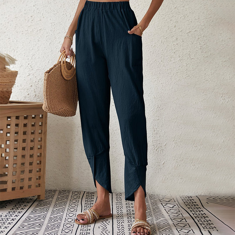 Essari - Pants with Frayed Hem