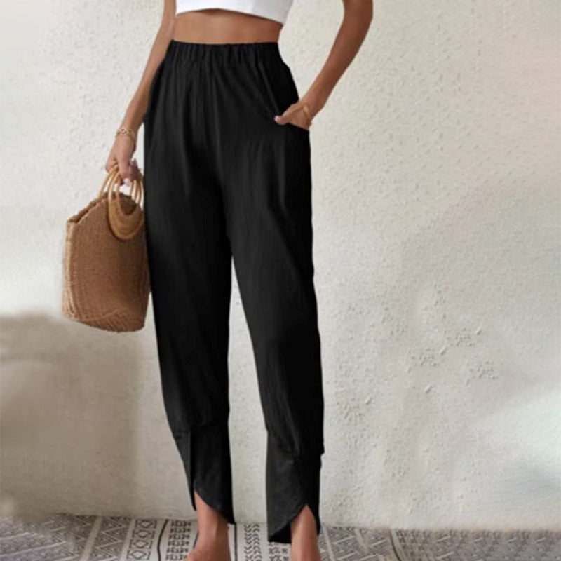 Essari - Pants with Frayed Hem
