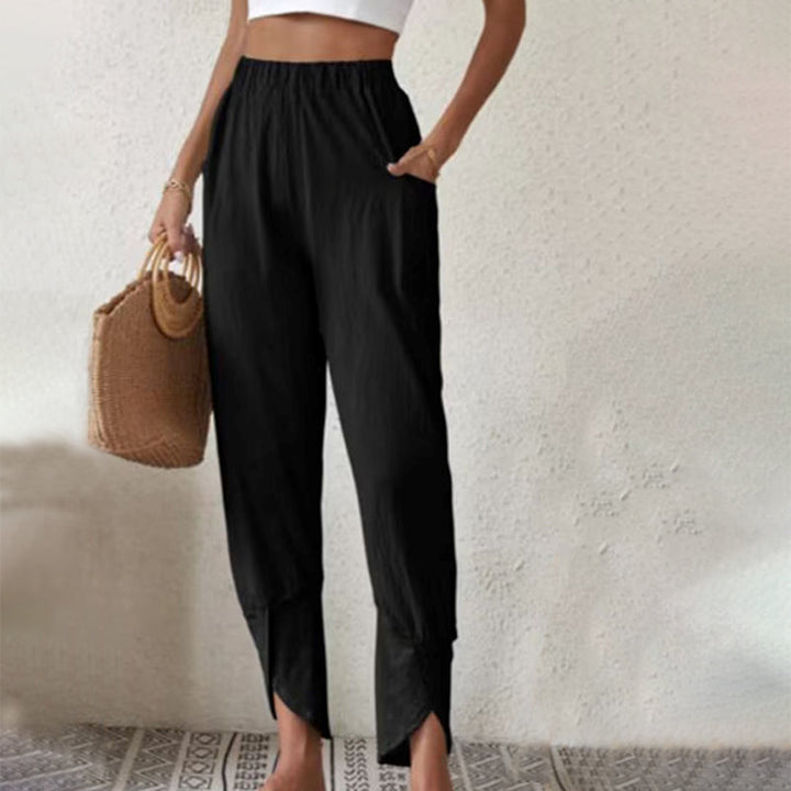 Essari - Pants with Frayed Hem
